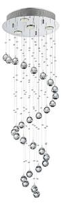 LUXERA 62410 - Lustra aplicata de cristal COIL 4xGU10/50W/230V