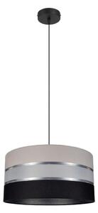 Lustră pe cablu CORAL 1xE27/60W/230V negru-gri