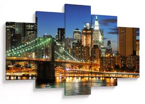 Tablou - Pod cu New York (150x105 cm)