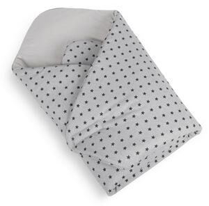 Bellatex Înveliș pentru copii Stele gri , 75 x 75cm
