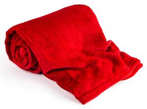 Pătură Light Sleep roșie, 150 x 200 cm