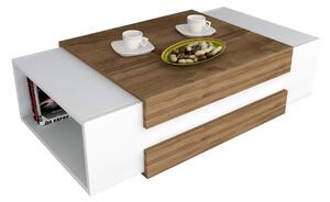 Masă de cafea Nora White Walnut