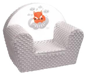 New Baby Baby Minky Fox fotoliu gri , 42 x 53 cm