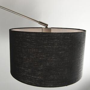 Lampă suspendată din oțel cu umbră de 35 cm reglabilă în negru - Blitz II