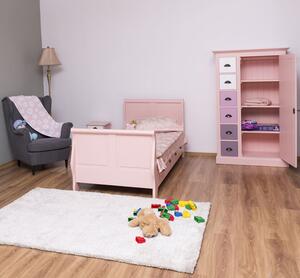 Set mobilier pentru dormitor - Culoare Corp_P043 - Culoare Sertare_P004 - DUBLU COLOR cu finisaj Dublu color