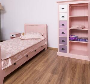 Set mobilier pentru dormitor - Culoare Corp_P043 - Culoare Sertare_P004 - DUBLU COLOR cu finisaj Dublu color