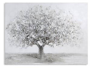 Tablou Big Tree, canvas lemn metal, multicolor, 90x70 cm