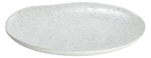 Platou decorativ Branco, ceramica, alb, 3x28 cm