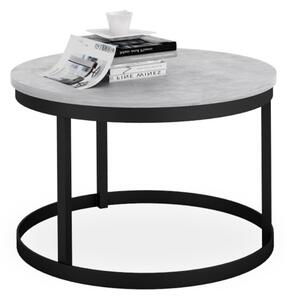 Masă de cafea RINA, 55x36x55, negru/beton