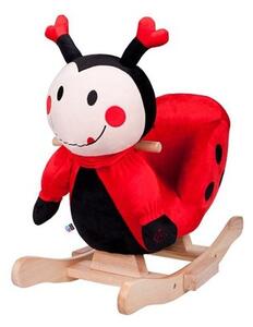 PlayTo Scaun balansoar cu melodie Ladybug , 65 x60 x 40 cm
