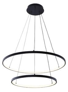 Lustră LED pe cablu Zuma Line 18140BK-2 BRENO LED/50W/230V 3000/4000/6000K