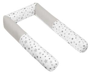 Bellatex Crib Mantle cilindru Stele gri, 240 cm