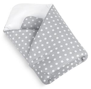 Bellatex Înveliș pentru copii cu buline gri , 75 x75 cm