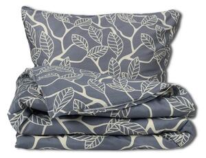 Lenjerie de pat Matex Satin Golden leaves , 140 x200 cm, 70 x 90 cm
