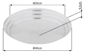 Plafonieră LED dimabilă Globo 48419-18 ALEY LED/18W/230V + telecomandă