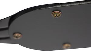 Ventilator de tavan negru cu telecomandă - Fanattic