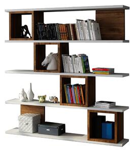 Biblioteca Wind White Walnut
