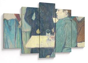 Tablou - Henri de Toulouse-Lautrec, A Corner of the Moulin de la Galette, reproducere (150x105 cm)