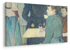 Tablou - Henri de Toulouse-Lautrec, A Corner of the Moulin de la Galette, reproducere (90x60 cm)