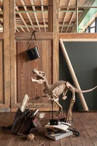 Decoratiune Dinozaur Raptor, Rasina, Maro Negru, 145x59x81.5 cm