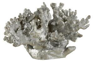 Decoratiune Coral, Rasina, Silver, 32x24x19.5 cm