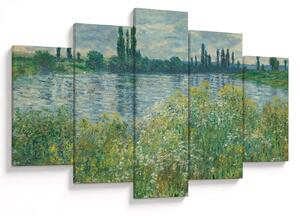 Tablou - Claude Monet, Banks of the Seine, reproducere (150x105 cm)