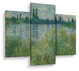 Tablou - Claude Monet, Banks of the Seine, reproducere (90x60 cm)