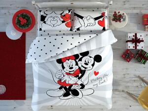 Lenjerie Copii Mickey + Minnie Love Day (Bumbac 100%)