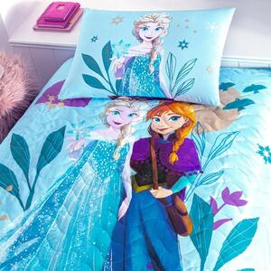 Set Cuvertură Matlasată și față de pernă Copii Disney Frozen Flower Power bumbac