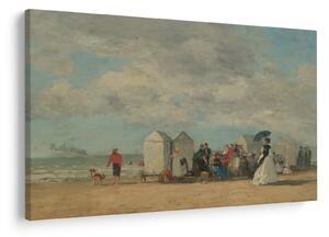 Tablou - Eugène Boudin, Beach Scene, reproducere (90x60 cm)