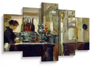 Tablou - Style of Edouard Manet, Bon Bock Cafe, reproducere (150x105 cm)