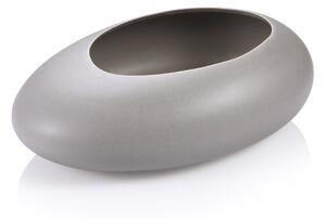 Ghiveci oval jos Tescoma FANCY HOME Stones, gri