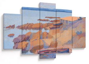 Tablou - Henri Edmond Cross, Calanque des Antibois, reproducere (150x105 cm)