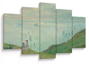 Tablou - Henri Fantin-Latour, Cliffs at Pourville, reproducere (150x105 cm)