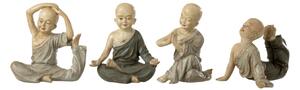 Set 4 figurine MONK, Rasina, Multicolor, 13x8.5x14.5 cm