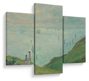 Tablou - Henri Fantin-Latour, Cliffs at Pourville, reproducere (90x60 cm)