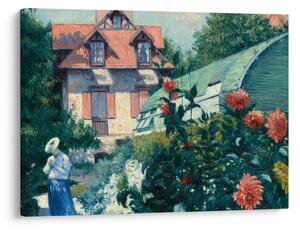 Tablou - Gustave Caillebotte, Dahlias, Garden at Petit Gennevilliers, reproducere (70x50 cm)