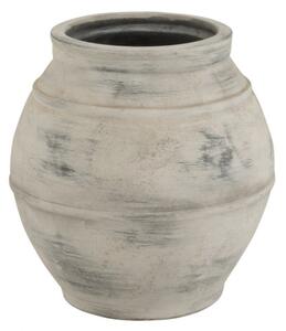 Ghiveci, Ceramica, Alb, 38x38x38 cm