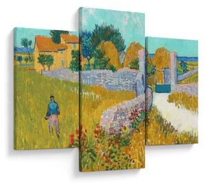 Tablou - Vincent van Gogh, Farmhouse in Provence, reproducere (90x60 cm)