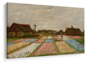 Tablou - Vincent van Gogh, Flower Beds in Holland, reproducere (90x60 cm)
