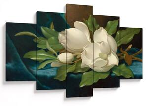 Tablou - Martin Johnson Heade, Giant Magnolias on a Blue Velvet Cloth, reproducere (150x105 cm)