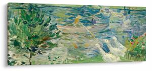 Tablou - Berthe Morisot, Girl in a Boat with Geese, reproducere (120x50 cm)