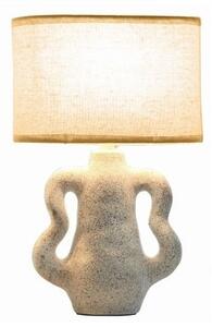 Veioza, ceramica, crem, 22x34 cm