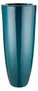 Suport ghiveci Konus, Fibra de sticla Rasina, Albastru, 75x35 cm