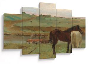 Tablou - Edgar Degas, Horses in a Meadow, reproducere (150x105 cm)