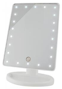 Oglindă iluminată LED, 22 Leduri, Alb