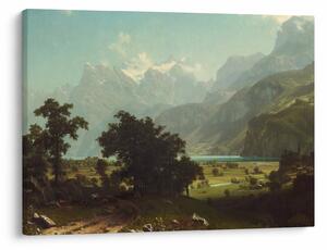 Tablou - Albert Bierstadt, Lake Lucerne, reproducere (70x50 cm)