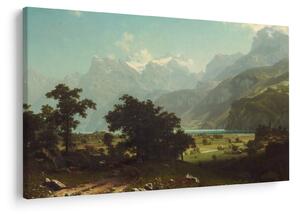 Tablou - Albert Bierstadt, Lake Lucerne, reproducere (90x60 cm)