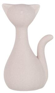 Figurina Cat Minou, Ceramica, Roz, 10.6x6.7x16.8 cm