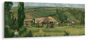 Tablou - Camille Pissarro, Landscape at Les Pâtis, Pontoise, reproducere (120x50 cm)